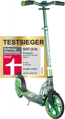 Six degrees aluminium scooter - aluminium,