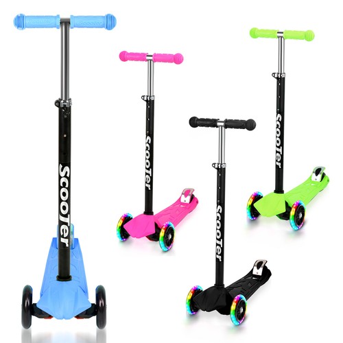 Kinderroller 1 led - 3-in-1,